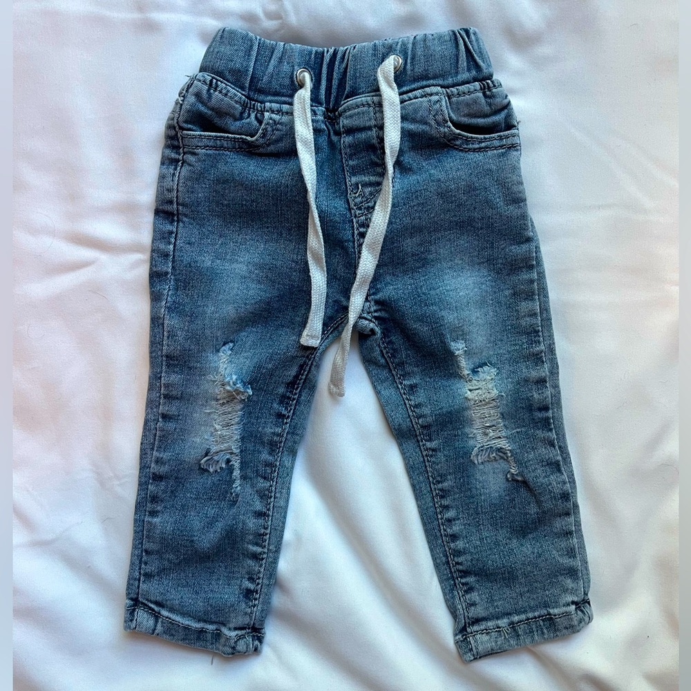 Little Bipsy Distressed Jeans 6-12 Months